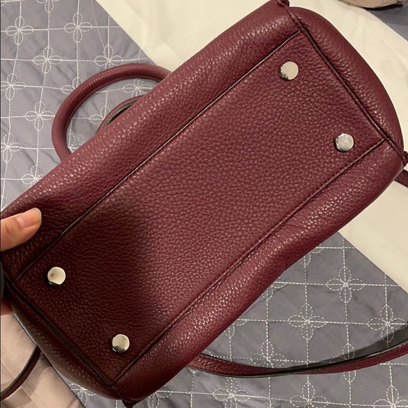 Rebecca minkoff perry satchel in maroon - Picture 5 of 5